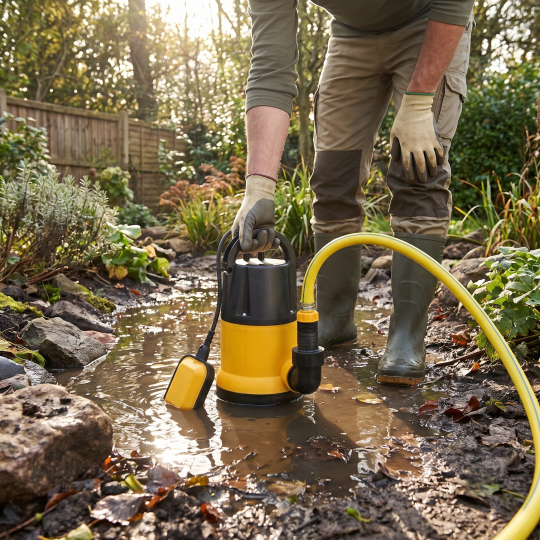 400w 7500L/h Plastic Shell Drainage Electric Garden Submersible Sump Pump for Dirty Water With Automatic Float Switch · image 4