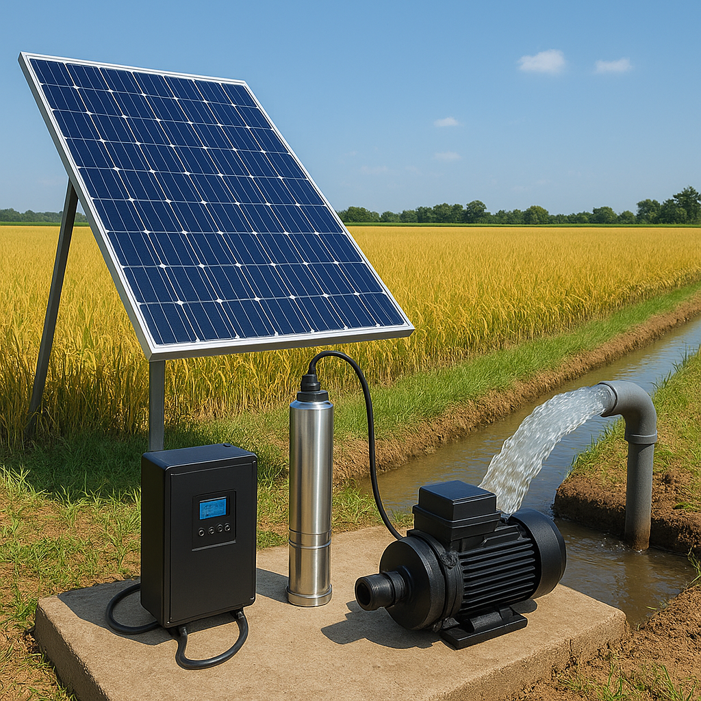 Deep Well Pump 3Inch Tube 24V DC Solar Submersible Well Pump Stainless Steel Water Pump for Well Submersible · image 1