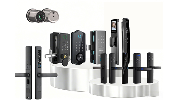 TTLock North American Smart Door Lock Model 2404A Fully Automatic WiFi/ Fingerprint Password with Key Wooden Door Lock · image 1