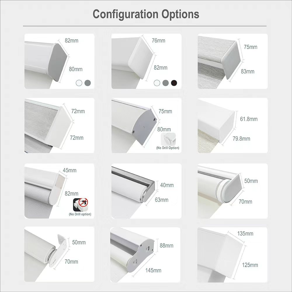 Rollergy Cordless Smart Blinds For Window Solar Shades Blackout Sunscreen Roller Blind Electric Motorized Roller Shades · image 3