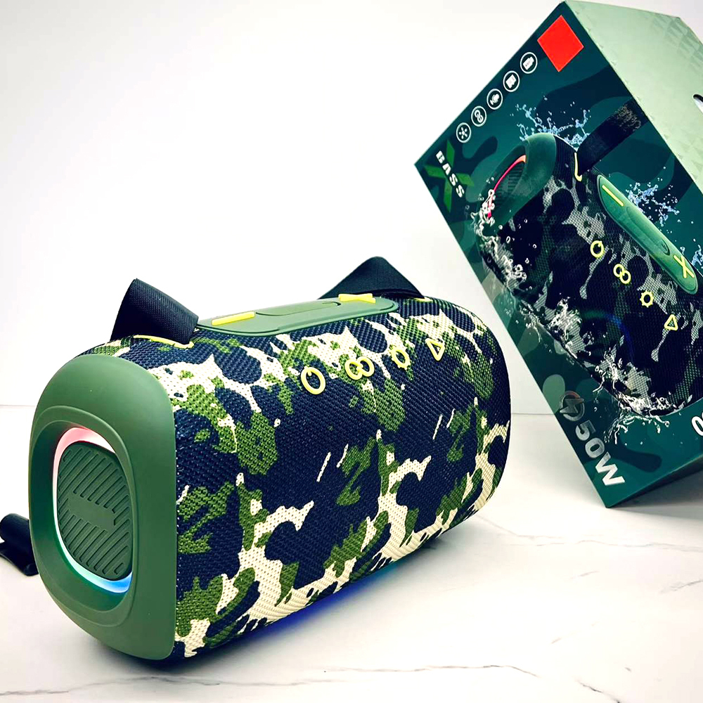 S660 New Super Bass High Power Blue-tooth Waterproof Speaker Outdoor Portable Woofer Fabric Speaker with RGB Light & Carry Strap · image 1