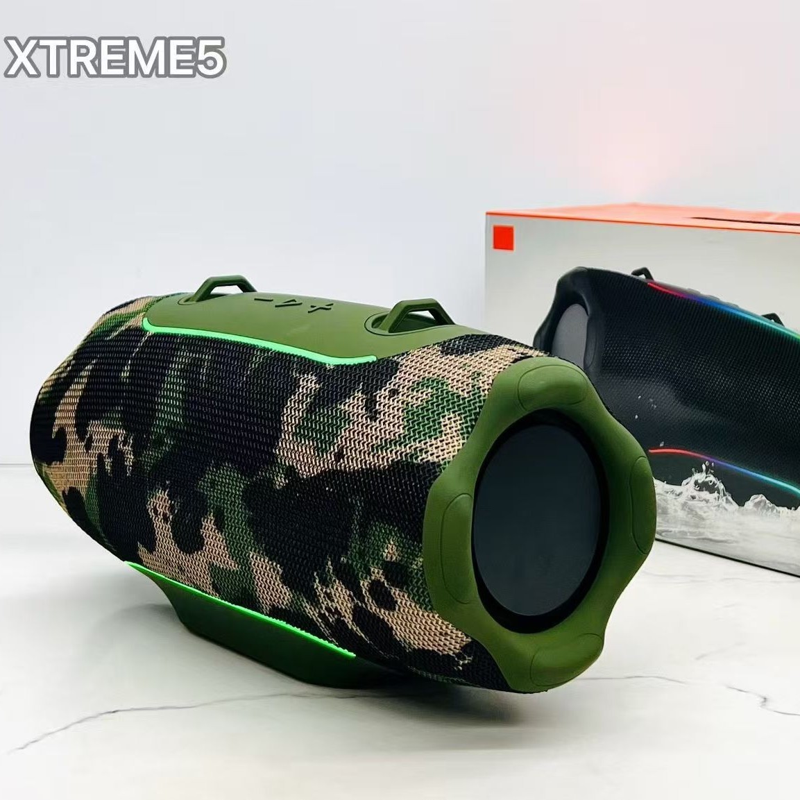 New Cross-border XTREME5 Portable BT Speaker With Shoulder Strap Outdoor Heavy Bass LED Subwoofer Wholesale Stereo Audio · image 1