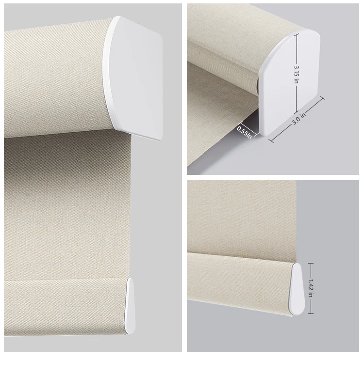 ZSTARR High Quality Villa Project Cordless Blackout Roller Window Blinds Smart Motorized Electric Blackout Roller Shades Blinds · image 10
