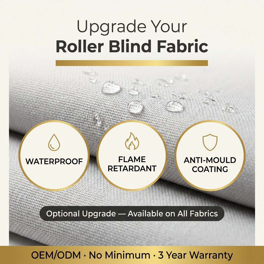 Factory Direct Custom Roller Blinds Motorized Smart Home Office Hotel Window Shades OEM ODM Blackout Waterproof Wholesale · image 4