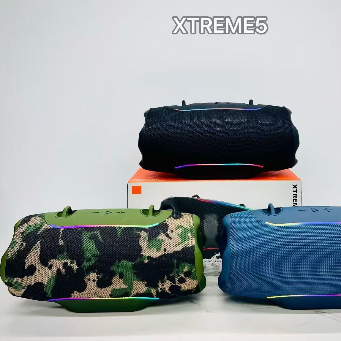 XTREME5 Speaker 30W Power Wireless Party Boombox Shoulder Strap RGB LED Light TWS Connection FM USB TF Type C Outdoor Sports · image 1