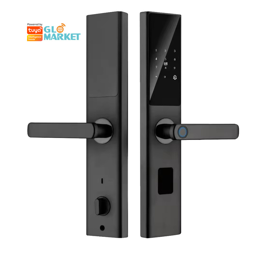 Tuya Smart WiFi Digital Door Lock Code RFID IC Card Smartphone App Unlock Biometric Fingerprint Smart Lock · image 3
