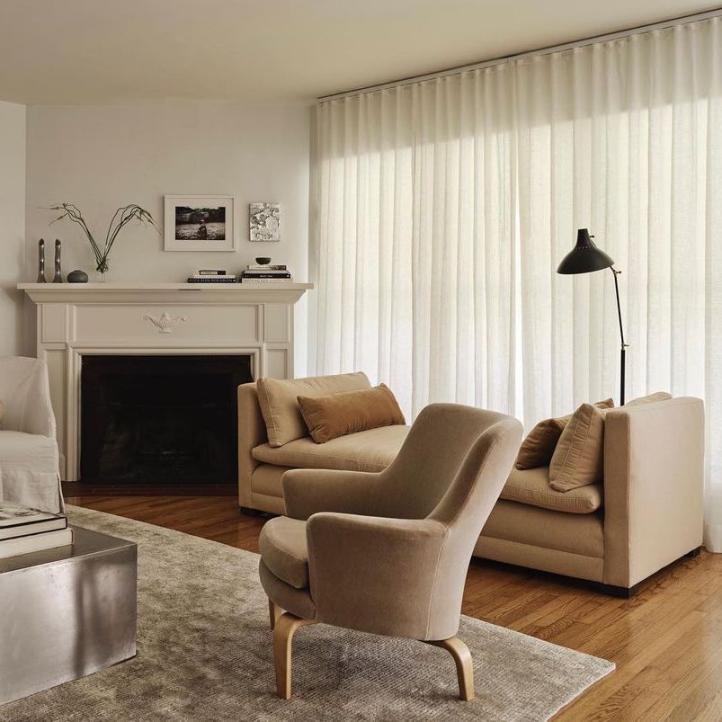 Luxury Curtains Living Room Latest Design Home Curtains windows Folding Linen Transparent Curtains · image 5