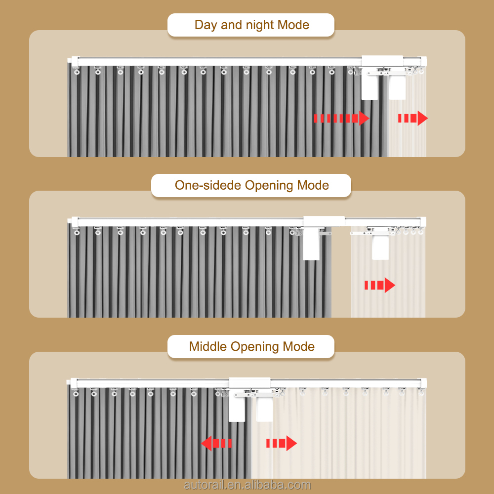 Smart Curtain Drivers Smart Curtain Robot Automated Curtain Motor Wave Ripple Fold S Curtains · image 4