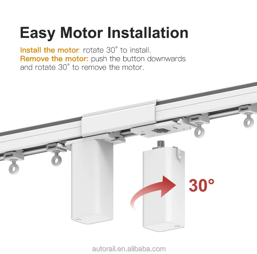 Smart Curtain Drivers Smart Curtain Robot Automated Curtain Motor Wave Ripple Fold S Curtains · image 12