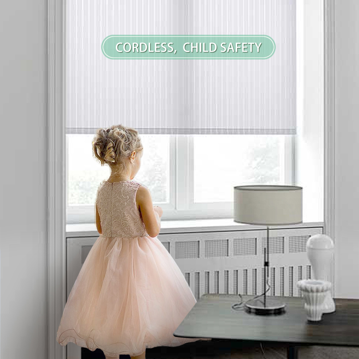 Smart Home Window Blinds Blackout Roller Shades Electric Remote Control Motorized Automated Indoor Curtain · image 3