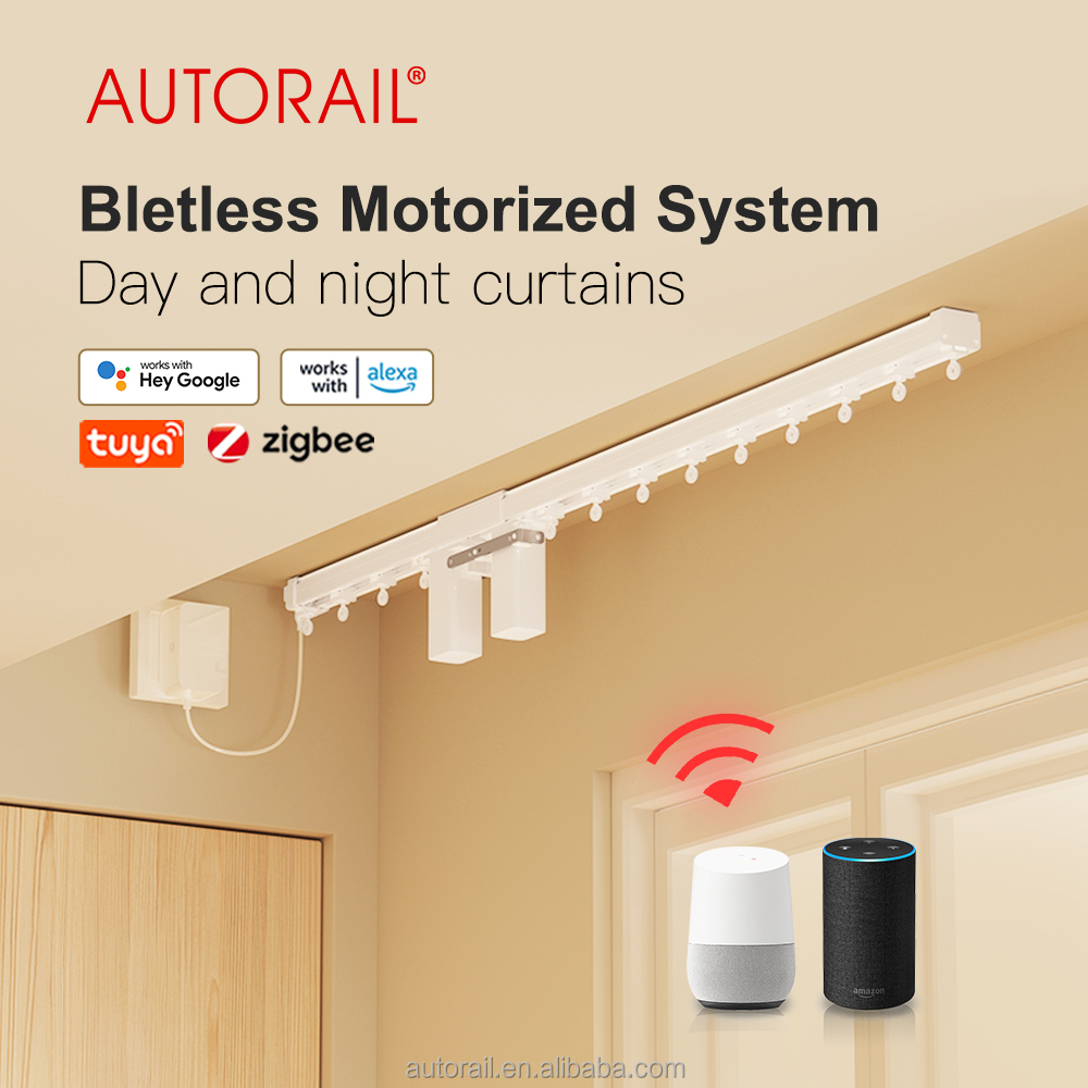 Smart Curtain Drivers Smart Curtain Robot Automated Curtain Motor Wave Ripple Fold S Curtains · image 1