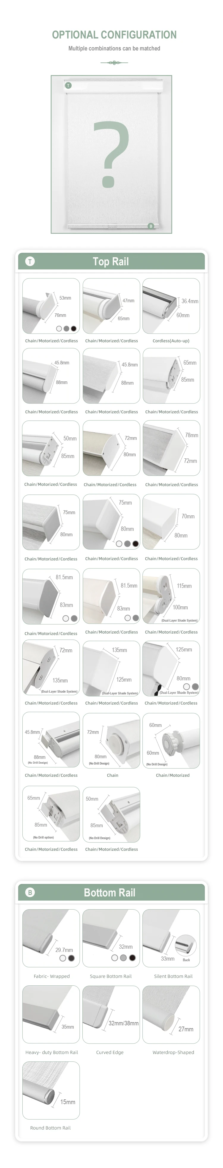 Rollergy Cordless Smart Blinds For Window Solar Shades Blackout Sunscreen Roller Blind Electric Motorized Roller Shades · image 9