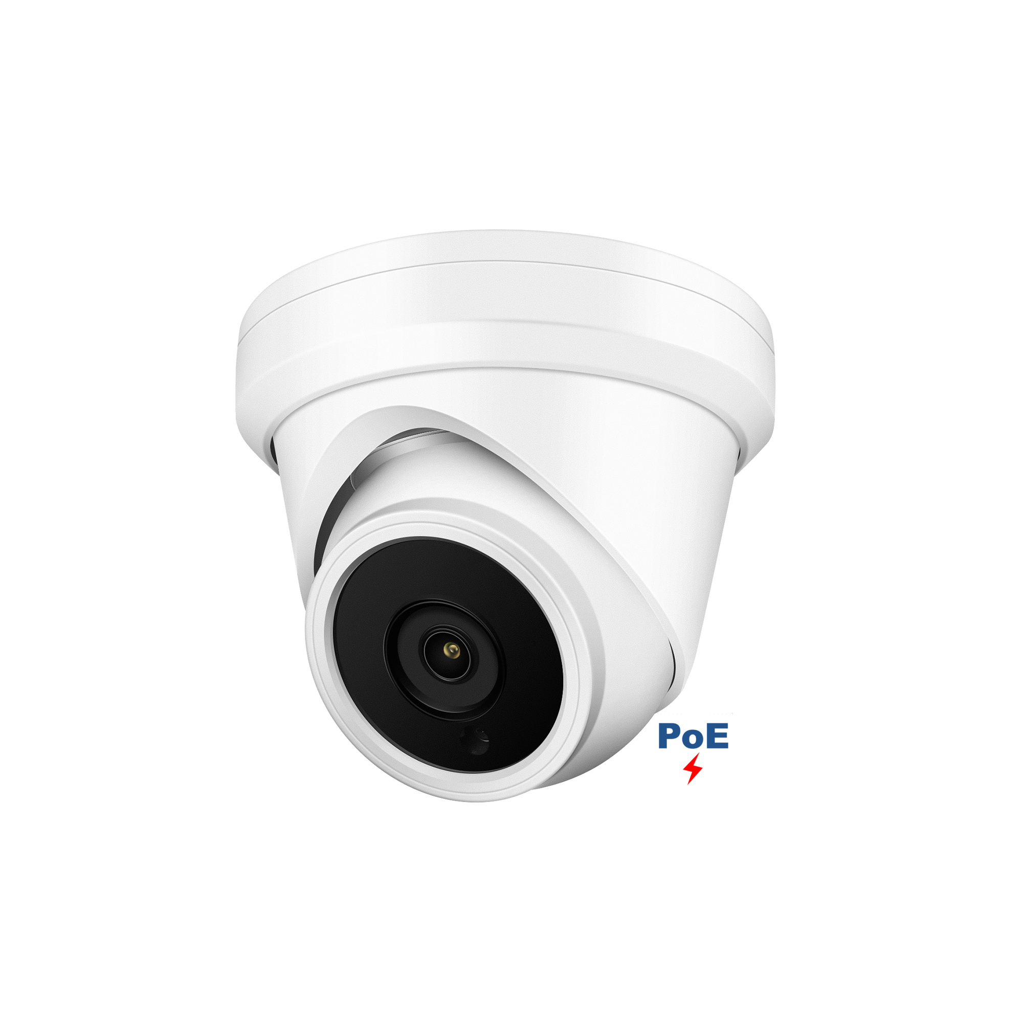 HIK NVR Plug & Play OEM 6MP Turret Network Security IP Camera 2.8mm Wide Angle POE Audio Night Vision AI Human/Vehicle Detection
