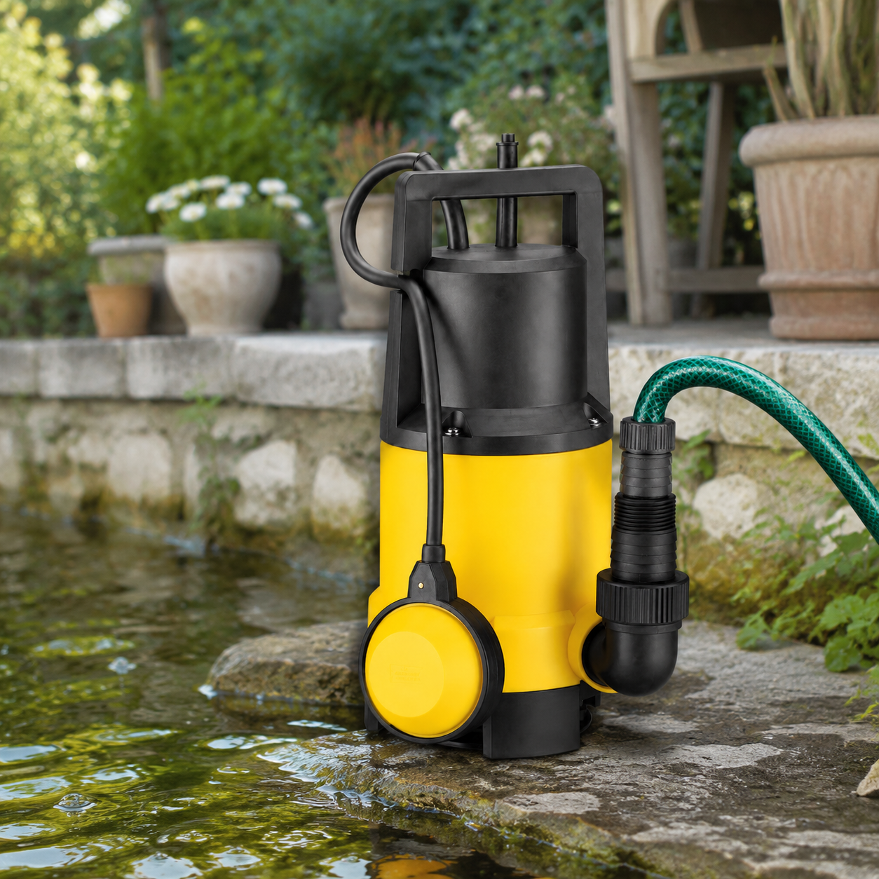 400W 8000L/h Cheap Price Portable Electric Garden Clean Dirty Water Pumps Submersible Drain Dirty Water Pump with Floater · image 3