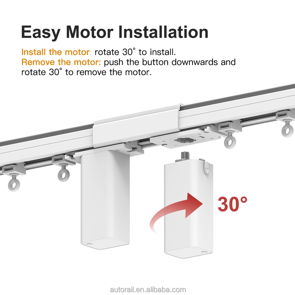 Smart Curtain Drivers Smart Curtain Robot Automated Curtain Motor Wave Ripple Fold S Curtains · image 3