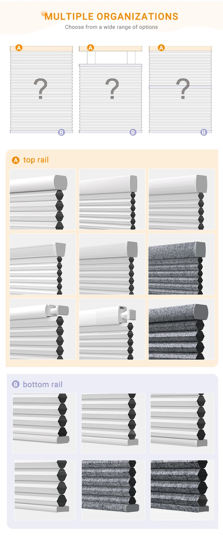 Wholesale Smart Motorized Linen Fabric Blackout Cellular Shades for Windows Thermal Insulated for Distributors · image 7