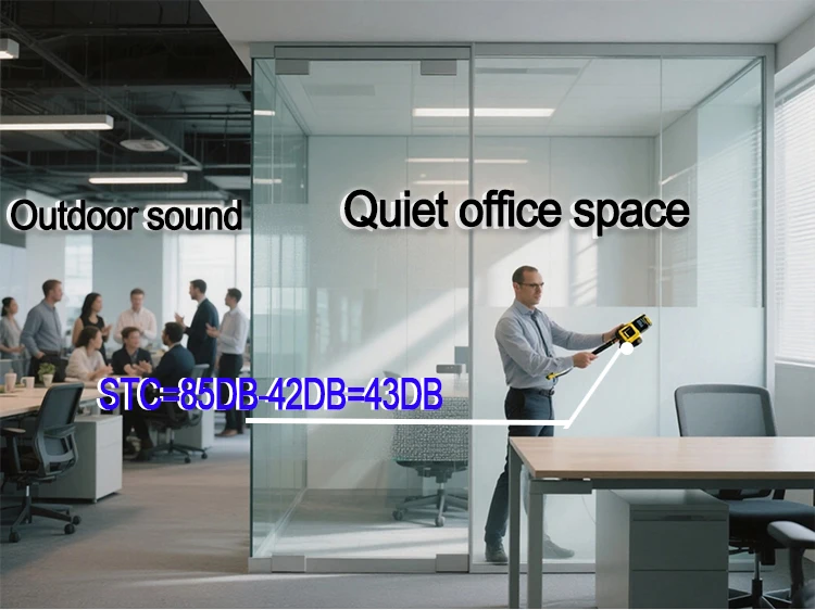 Modern Smart Glass Partition Electric Control PDLC Switchable Film Instant Privacy Office Wall High Transparency Durable · image 12