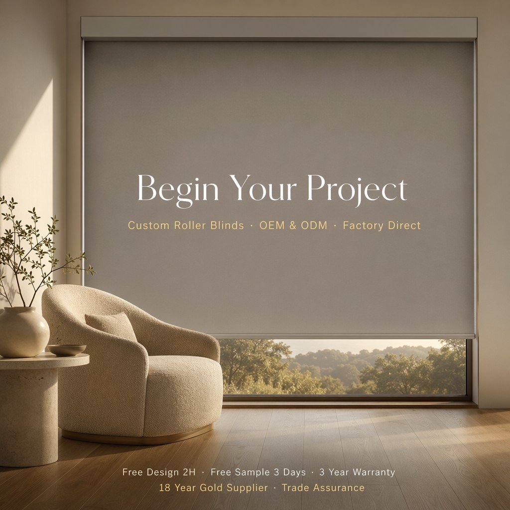 Factory Direct Custom Roller Blinds Motorized Smart Home Office Hotel Window Shades OEM ODM Blackout Waterproof Wholesale · image 6