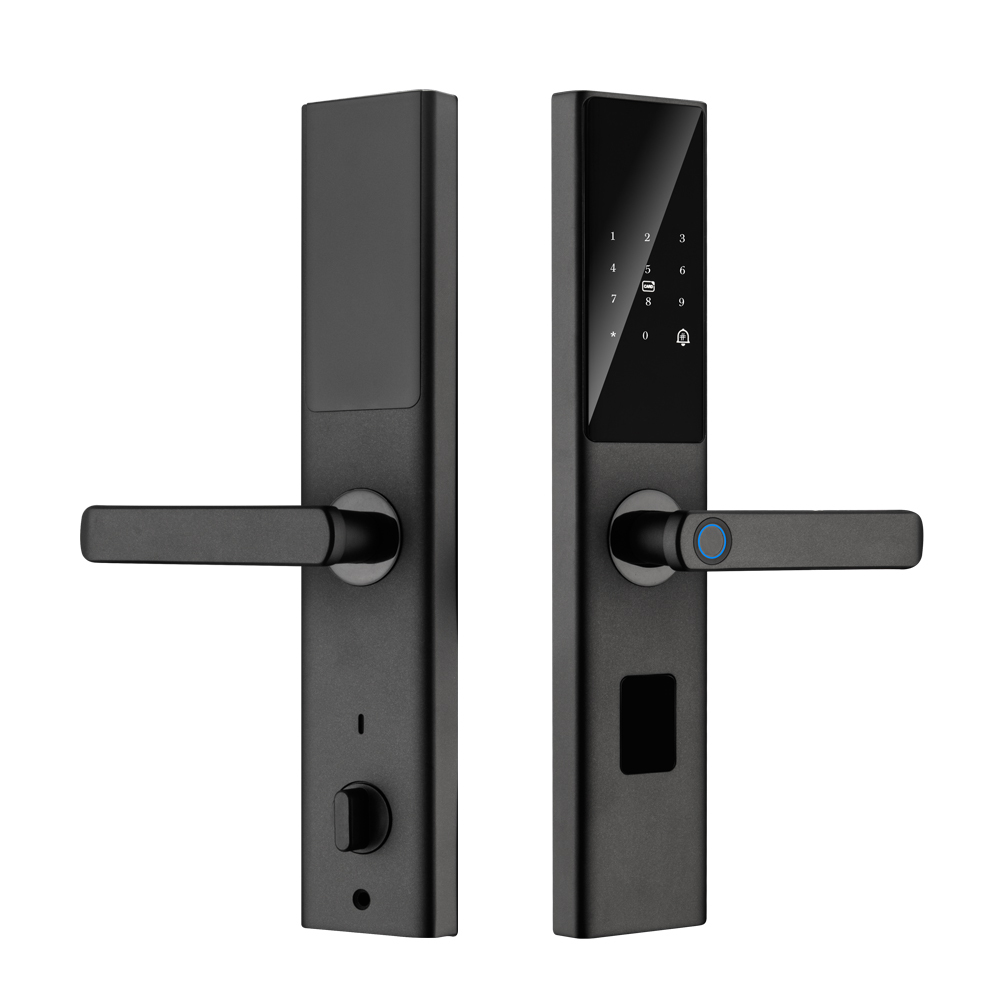 New Product TUYA WIFI  Fingerprint Lock Remote Unlock Digital Card Key Cerradura Intelligente Smart Door Lock · image 1