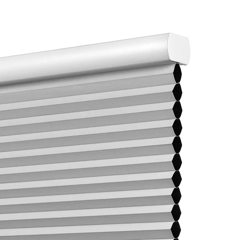 Wholesale Smart Motorized Linen Fabric Blackout Cellular Shades for Windows Thermal Insulated for Distributors · image 12