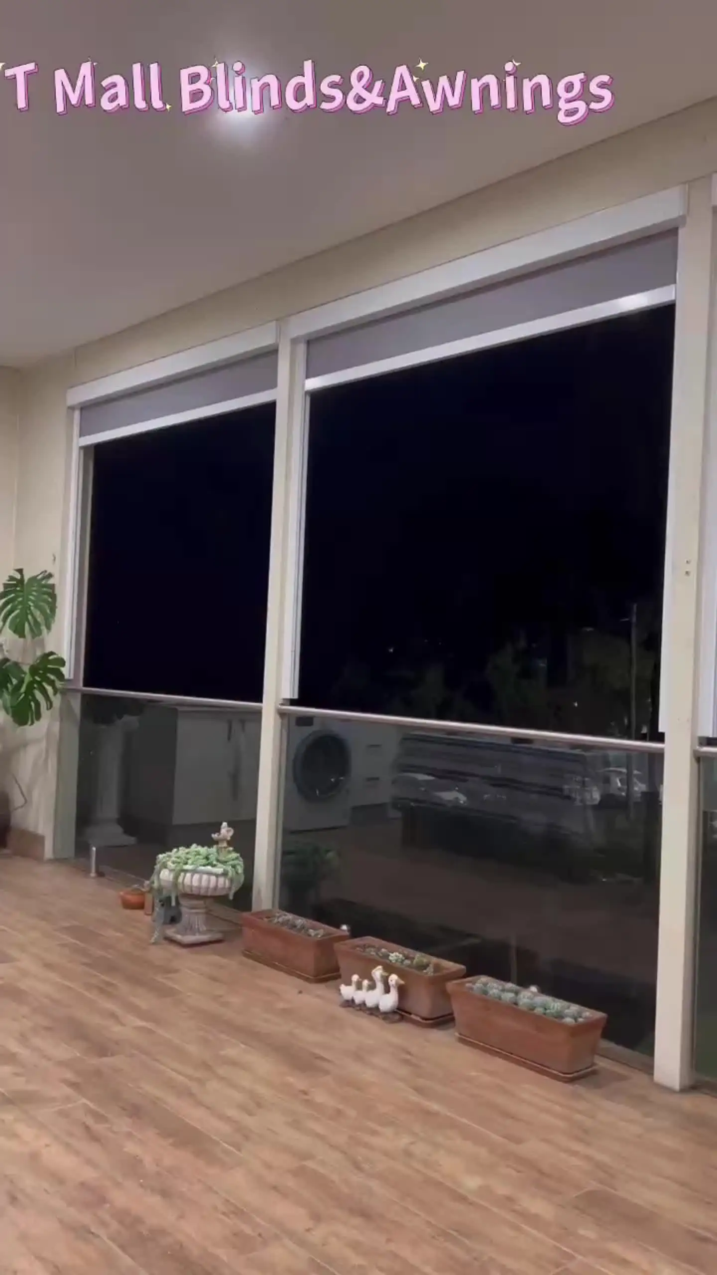 Outdoor Electric Motorized Vertical Pattern Blind Shade Shutter Clear Plastic Waterproof Custom Curtains for Home · image 7